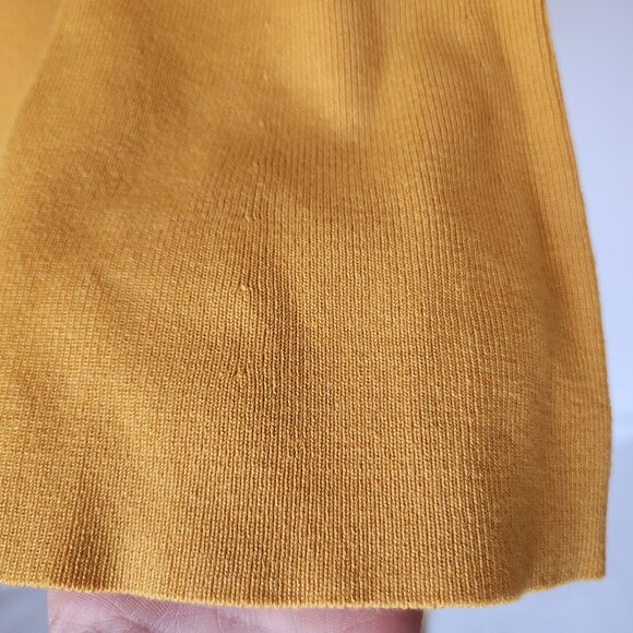 NWT Maeve By Anthropologie Bell Sleeve Mock Neck Sweater Orange - Picture 8 of 11